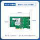 EB-LINK intel I225 chip PCI-E X4 2.5G four-port server network card 2500M Gigabit 4 electrical port network industrial camera image acquisition machine vision