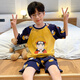 New Boy Pyjamas Sommer dünne reine Baumwolle kurzärmelige Anzug Kinder Little Boy Big Children Cartoon Home Kleidung Vollte Baumwolle TN653# Tom Cat M Code 160 (empfohlenes Gewicht 85-100 Jin [Jin gleich 0,5 kg])