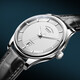 
Boman official website German certified brand watch men's mechanical watch fully automatic men's watch calendar luminous waterproof men's watch [SF] 3882 silver shell white surface - silver steel belt 39mm