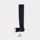 Huodiniao autumn and winter yoga socks professional non-slip women's Pilates over-the-knee compression socks indoor running fitness aerobics floor socks right-angle heel non-slip over-the-knee yoga socks-Navy Blue