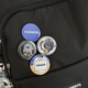 Sac à dos de Langfei pour sac à dos masculin pour les élèves du collège et les collèges du secondaire Sac école grande capacité pour femmes de voyage Business ordinateur portable bleu grande taille + pendentif + badge aléatoire