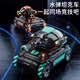 Chaoyin Toys Children's Toys Remote Control Car Hand Control Induction Tank Remote Control Car Off-road Four-wheel drive Birthday Gift 29cm Big Mac - Dark Green [Single Remote Control] Dual Battery
