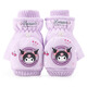 KUROMI Children's Gloves Winter Baby Girls Flip Gloves Autumn and Winter Plus Fleece Warm Kids Ski Gloves 3879 Melody Suitable for 5-12 years
