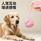ZanChong Macaron Cotton Rope Teething Dog Toy 4-piece Set Dog Toy Bite-Resistant Teething Ball Pet Puppies Little Self-Happiness