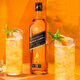 Johnnie Walker (JOHNNIE WALKER) black brand black Scottish blended whiskey imported original bottle foreign wine Johnnie Walker black brand 700mL 2 bottles - Naked bottle