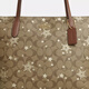 Coach (Coach) [Brand Direct Supply] Frauenbeutel Zip Top Griff Box Umhängetasche Tasche Geschenke Khaki Farbblock CN671 IMWD9