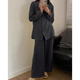 Duoxian Duoxuan koreanischer Stil S-Sensing-Baumwollgarn-Pyjamas für Frauen im Frühling und Herbstfarbe Langarmhosen Casual Lose Home Clothing Set #D-9214T Modell M 75-98jin [Jin gleich 0,5 kg]