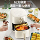 Joyoung household flip-free 6L large-capacity air fryer steam tender roasting, steaming, roasting and frying all-in-one multifunctional electric fryer metal cavity non-stick pan KL60-V575