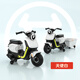 St. Belle Mavericks Vehículo eléctrico infantil NQIU2 Mini Motocicleta de automóvil para niños Electric de 2 a 6 años puede viajar en un automóvil para niños Angel White-MP3 de alta gama [sin remolque]