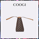 COOGI bag women's light luxury brand women's crossbody handheld tote bag women's Valentine's Day birthday gift for girlfriend and wife brown one size