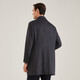 YOUNGOR (YOUNGOR) men's coat men's single-breasted jacket slim-fit business coat wool blend down liner VYSY015110CFY gray S 165/88A