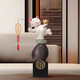 Yunya enters the entrance hall to attract wealth and luck, large-scale floor-standing ornaments for opening, living room and office decorations for the opening of the house, Lucky Cat Stone for fortune (height 93cm)
