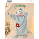 Kommandant Bear Funny Clown Fish Koralle Velvet Pyjama, bester Freundes Paar Cartoon Long Nighthot, Hauskleidung verdickt, blaues Hai Single Nachthemd #4839 M Empfohlen 75-120jin [Jin ist 0,5 kg]