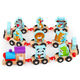 Shanye Matdler Children Boy Girl Girl Digital Toys Track Bload Blocks Trag