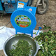 三栖虎星辉切草机碎草机牛羊养殖小型家用电动220V青饲料玉米秸秆铡草粉 38蓝色+标配电机铝蕊-897