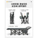 Gulu Wuqibao folding bed office lunch break home portable simple single marching bed hospital accompanying lounge chair autumn and winter reinforced steel frame 200cm thickened mattress head