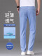 JeepSPIRIT thin ice silk jeans men's 2025 summer thin men's pants Tennis light blue straight loose jeans 9767 medium blue 28 equal size