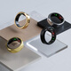 RingConn Gen 2 Smart Ring Sports Heart Rate Blood Oxygen Healthy Sleep Apnea Monitoring Ring Frosted Black No. 14