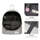 
Forever cultivate simple backpack for men and women backpack solid color junior high school high school college student schoolbag out travel bag computer bag 9227 gray