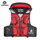 WEFOX Taiwan Weihu Nian's new fishing and sea fishing life jacket, outdoor fishing vest, multi-functional rock fishing vest, black and red XL size