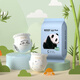 
Bibaba Pull-up pants Panda Panda Series Pull-up pants Growth pants Summer thin breathable baby training pants XL-4 pieces trial set