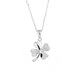 CHOMEL KINSEY Chinese Valentine's Day gift four-leaf clover clavicle chain 999 pure silver necklace girls light luxury niche 2025 new style one