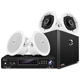 
Xianke (SAST) ceiling type 8.1 home theater audio set TV home living room ceiling speaker 3d surround sound embedded bass amplifier set Bluetooth KTV 5.1 (5 silk film treble audio + subwoofer + 5.1 amplifier)