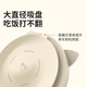 Qlittle儿童餐具套装 宝宝分格盘餐碗叉勺围兜6件套 硅胶辅食餐具礼盒 6件套桃桃乳酪粉-精品礼盒装