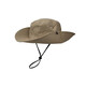 Jingshi Children's Fisherman Hat Outdoor Mountaineering Hat New Parent-Children's Quick-drying Hiking Camping Sun Protection Hat for Men and Women Big Children Khaki Children's Mountaineering Hat 3-8 Years Old (Cap Circumference 49-53cm)