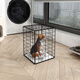 Cat Cage Home Super Large Free Space Cat Nest Dog Cage Puppy Cage Six Sides Portable Folding Pet Cage White 30*30*30cm 10Jin Jin is equal to about 0.5kg