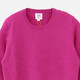 鹿王【宠粉福利】羊绒衫圆领针织套头打底纯色毛衣保暖男女亲子同款 粉色 L 170/88A