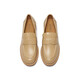 
The same style as Dong Jie in Toffee Spring New Toffee Cowhide Loafers Small Leather Shoes for Women 15906AA4 Apricot Color 35
