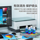 Solución de limpieza de boquilla de color (con tubo de aguja) adecuada para la impresora de inyección de tinta HP Canon Epson Xiaomi Mijia Cartucho de tinta Limpieza de cartucho de tinta y tinta desbloqueante HP HP680 Cartucho de tinta Limpieza