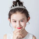 Bai Qixin Crown Tiara Full Circle Birthday Headband Children's Crystal Crown Performance Coming of Age Ceremony Proposal Certification Headdress Accessories Crown White-Full Circle