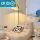 Falten-Stehlampe postmoderne kreative Wohnzimmerlampe warme Atmosphäre Schlafzimmer Bettlampe Zhongshan Lampe 1396-Drei Farben-12W