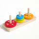 Fu Haier Intelligence Wooden Hano Tower École primaire Competition éducative pour enfants Toys 1, 2, 4 Logical Thinking Training Amélioration de la Tour Hano à cinq étages [avec signe numérique]
