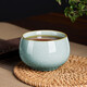 Eight Thousand Lines Tea Cup High-end Master Cup Ceramic Kung Fu Tea Cup Ru Kiln Open Slice Built Office Home Single Person Tea Cup
