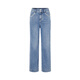 JUZUI Shopping Mall Mismo Estilo Tencel Pantalones Casuales Primavera Retro Jeans JWDC12155 Azul Lago 2XL