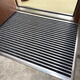 Zunxun outdoor non-slip floor mat stainless steel aluminum alloy dustproof household high-end entry door carpet door entry door mat door light gray 600mm 400mm