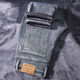 Pantalones de hombres cortos de Dangermo Jeans Autumn and Winter Style Men's Nine-Point Plus Velvet engrosado de la versión coreana de la versión coreana Versátil 9901 Blue Plus Velvet 31