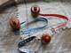 Ji Litian customized wooden sewing tape measure in red, blue and black colors. Single reservation (private message to the owner to confirm)