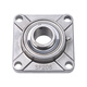 Huili's customized stainless steel square outer spherical bearing with seat complete list SUCF203F204F205F206F207208 fixed seat 304 material 440 material SUCF309