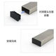 DYQT定制方管内塞盖帽立柱护栏堵头门窗管封口80*12044*100114圆盖堵 36*76方塞黑色
