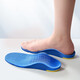 The original flat foot correction insole for children's adult foot arch support insole for men and women soft and elastic for a long time to stand comfortable bone spur foot arch pad blue [soft and comfortable support] can be cut 1 pair size 36-39 (sole length is about 25cm)
