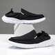 Cloth shoes men's canvas shoes comfortable, lightweight, wear-resistant, non-slip, waterproof, soft sole old Beijing one foot, lazy people, gray 881 recommended to take a larger size 39