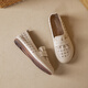 
Kanglibi genuine leather soft sole mother shoes single shoes middle-aged and old comfortable and not tired leather shoes middle-aged and old young and non-slip women's shoes spring and autumn style 677 hole style beige soft sole soft surface very comfortable 36