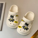 
ABC broken-size children's slippers for boys in summer new style baby kids hole shoes for girls bathing non-slip indoor home green [main picture] size 24