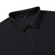 Holzspecker (Tucano) Kurzärärmelte T-Shirt für Männer Solid Color Business Casual Classic Polo Basis Shirt Vielseitige Top Männerkleidung schwarz 2xl