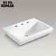 科勒（KOHLER）K-14715X台盆卫生间陶瓷方形艺术盆浴室柜洗手盆洗