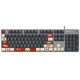 罗技（Logitech）K845有线机械键盘游戏电竞有线键盘电脑办公键盘个性定制键帽版 【下单送键帽】火锅 红轴